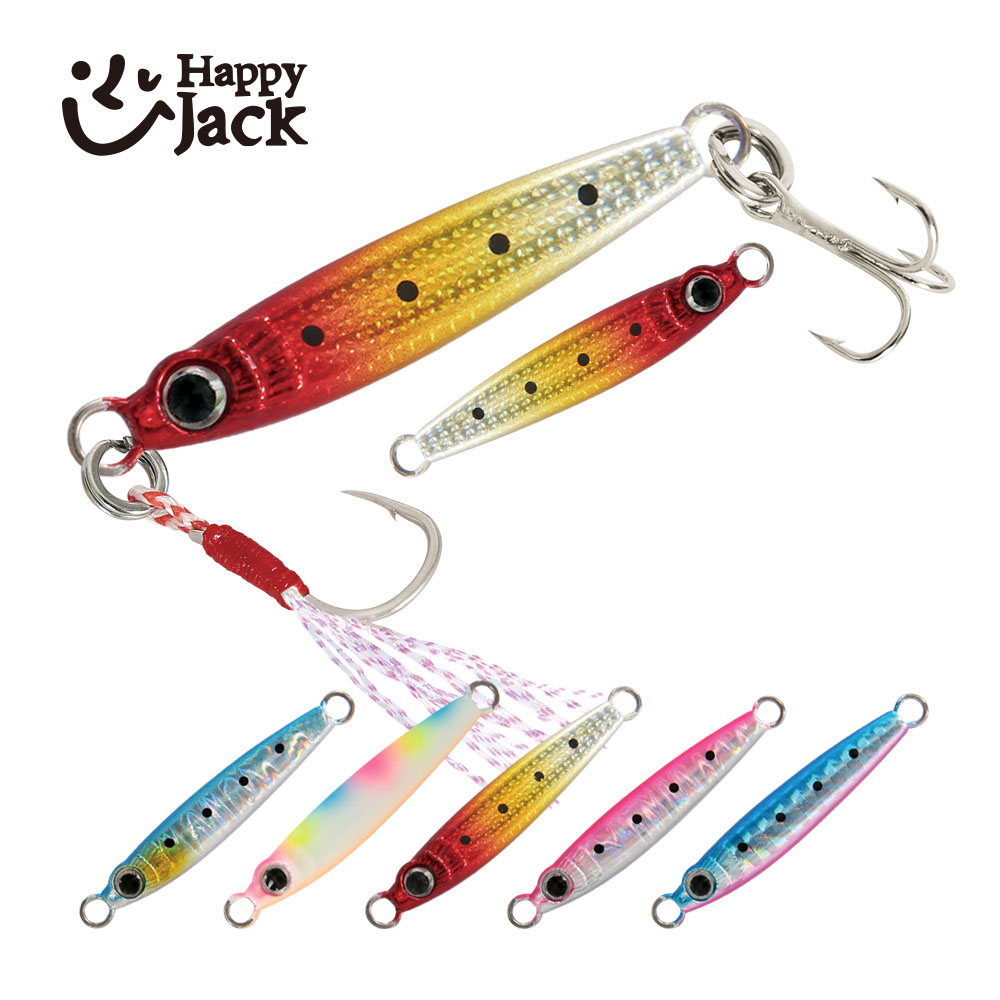 Fishing Lure Spoon - HappyJack Nowe Mikro Metalowe Przynęty Jigowe
