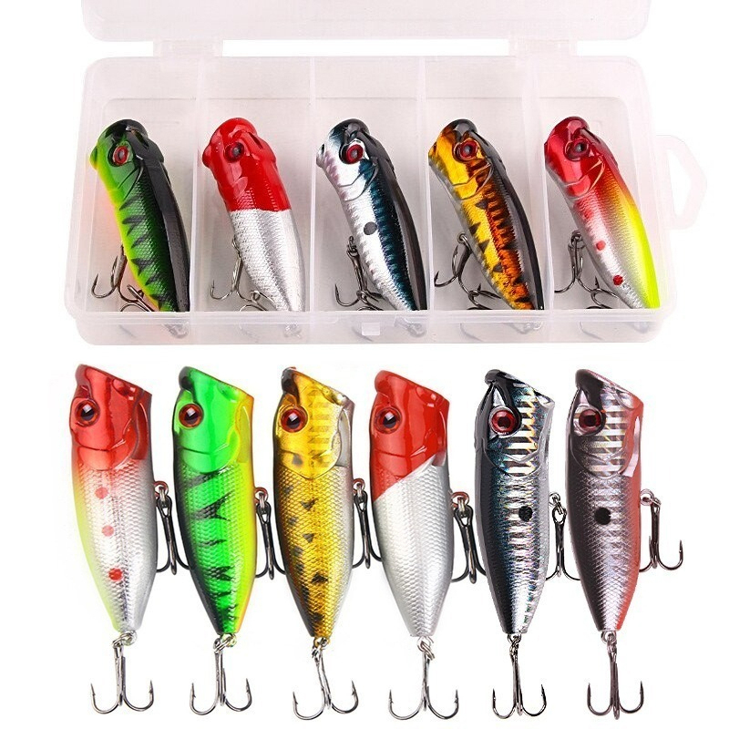 6 sztuk 6 kolorów (w torebce O – Fishing Lure Popper recenzja i cena