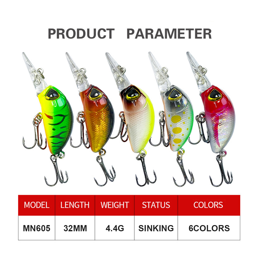 3.2cm 4.4g przynęty tonący Mic – Fishing Lure Jerkbait recenzja i cena