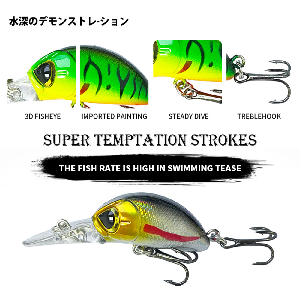 3.2cm 4.4g przynęty tonący Mic – Fishing Lure Jerkbait recenzja i cena